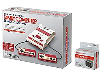 【中古】任天堂 ニンテンドー クラシックミニ ファミリーコンピュータ＆ＡＣアダプターセット