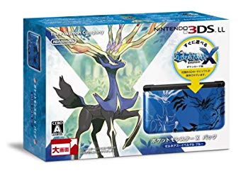 【中古】ニンテンドー3DS LL ポケットモンスター Xパック ゼルネアス・イベルタル ブルー【メーカー生産終了】