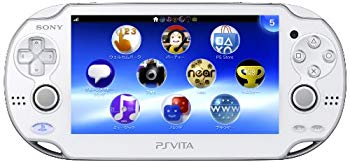 【中古】PlayStation Vita (プレイステーション ヴィータ) Wi‐Fiモデル クリスタル・ホワイト (PCH-1000 ZA02)【メーカー生産終了】