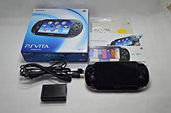 【中古】PlayStation Vita (プレイステーション ヴィータ) Wi‐Fiモデル クリスタル・ブラック (PCH-1000 ZA01) 【メーカー生産終了】