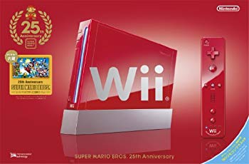 【中古】Wii本体 (スーパーマリオ25周年仕様) (「Wiiリモコンプラス」同梱) (RVL-S-RAAV) 【メーカー生産終了】