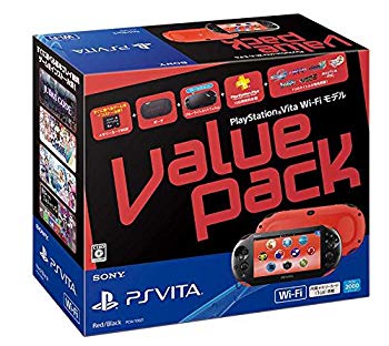 [Used] (Unused/Unopened) PlayStation Vita Value Pack Wi-Fi Model Red/Black [Manufacturer&