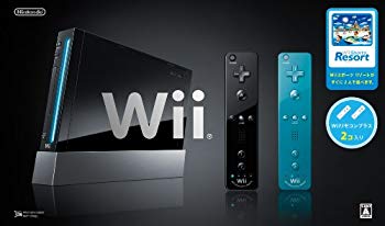 [Used] (Unused / Unopened) Wii body (black) 2 Wii remote control plus, Wii sports resort bundled [Manufacturer&