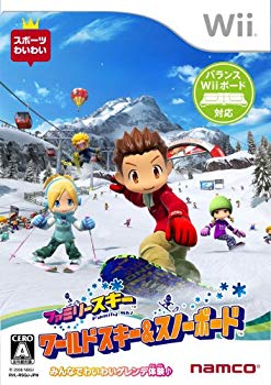 [Used] Family Ski World Ski & Snowboard -Wii