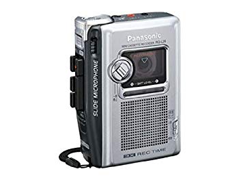 【中古】(未使用･未開封品)　Panasonic ミニカセットレコーダー RQ-L26-S(シルバー) 25時間連続録音