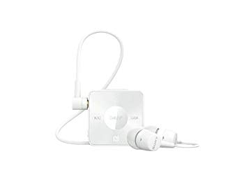 [Used] (Unused/Unopened) Sony Canal type wireless earphone Bluetooth compatible with remote control and microphone white SBH20/w