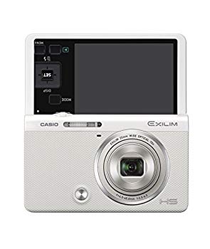 [Used] (Unused / Unopened) CASIO Digital Camera EXILIM EX-ZR50WE 16.1 million pixel Self-pixel Shooting Tilt LCD Makeup Triple Shot White