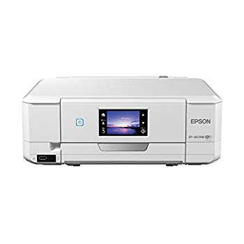 [Used] (Unused / Unopened) EPSON Printer Inkjet Multi Mplader Colorio EP-807AW Wireless wired smartphone Wi-Fi White