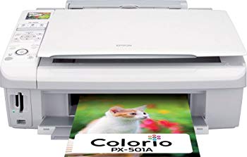 【中古】(未使用･未開封品)　旧モデル エプソン MultiPhoto Colorio 普通紙くっきり フォト複合機 4色顔料インク PX-501A