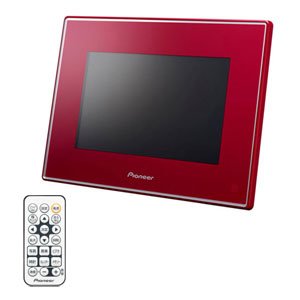 [Used] Pioneer Happy Frame Digital Photo Frame 7 Type Red HF-T730-R