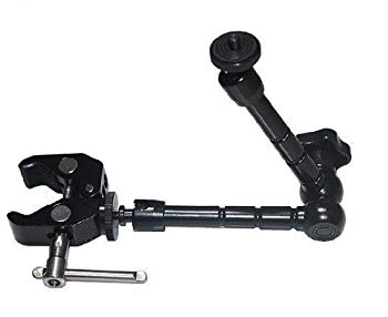 [Used] Best Angle! 11 inch Flexible Magic Arm+Super Clamp (1/4 inch 3/8 inch screws compatible)