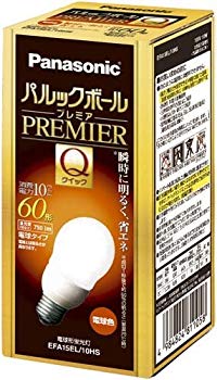 [Used] Panasonic 60 -type fluorescent lamp Parkball Premier Q EFA15EL/10HS Light bulb color