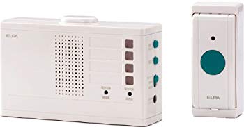 【中古】ELPA ワイヤレスチャイム ランプ付き受信器セット EWS-2001