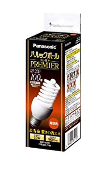 [Used] Panasonic Park Ball Premier D25 Type Light bulb colored bulb 100 type Busher 26mm 1450 LM EFD25EL20H