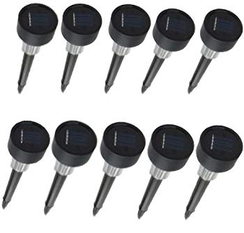 [Used] [No brand] LED Sensor Solar Garden Light 10 pieces White (white)