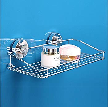 [Used] [Vacuum adsorption does not fall off] Strong sucker Rack Tray Holder 2SIZE Shelf Kitchen Bath Bath Bath Wall Wall Glass Thailand