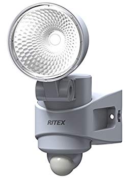 【中古】ムサシ RITEX 7W LEDセンサーライト 「コンセント式」 防雨型 LED-AC307