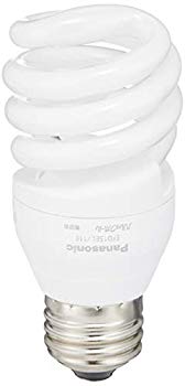 [Used] Panasonic bulb -type fluorescent lamp Parkball bulb 60W type equivalent to base 26mm light bulb color 2 pieces EFD15EL1E2T