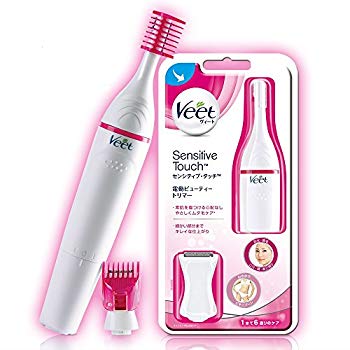 【中古】ヴィート Veet センシティブタッチ 脱毛 除毛 電動トリマー 眉毛 ボディケア デリケートゾーン ビキニライン用