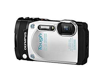 [Used] OLYMPUS Compact Digital Camera Stylus TG-870 TOUGH White Waterproof performance 15m 180 ° Movable LCD TG-870 WHT