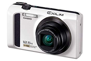 [Used] Casio Casio Digital Camera EXILIM EX-ZR300WE White High Speed ​​High Speed ​​Continuous Shooting