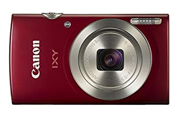 [Used] Canon Digital Camera IXY 180 Red Optical 8x Zoom IXY180RE