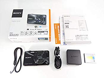 [Used] Sony Digital Camera CYBER-SHOT WX220 Optical 10 times Black DSC-WX220-B