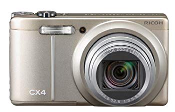 [Used] RICOH Digital Camera CX4 Champagne Silver CX4CH 10 million Pixel Refrug CMOS Optical 10.7 times Wide angle 28mm 3.0 type LCD high -speed continuous shooting