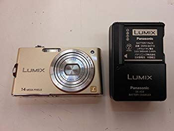 【中古】(未使用･未開封品)　パナソニック デジタルカメラ ルミックス リュクスゴールド DMC-FX66-N