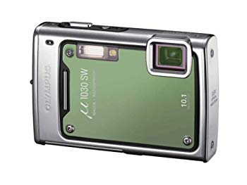 [Used] (Unused / Unopened) OLYMPUS Waterproof Digital Camera μ1030SW (Mu) Metal Green μ1030SW GRN