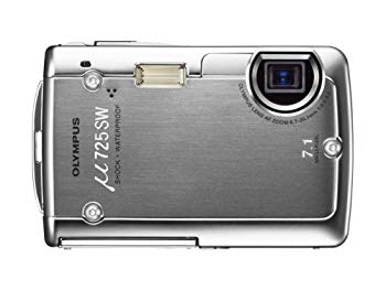 [Used] (Unused / Unopened) OLYMPUS Waterproof Digital Camera μ725 (Mu) Dark Silver μ725SW SLV