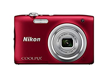 [Used] NIKON Digital Camera Coolpix A100 Optical 5 times 2005 million Pixel Red A100rd