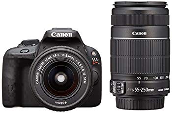 [Used] (Unused/Unopened) CANON Digital SLR camera EOS Kiss X7 Double Zoom Kit EF-S18-55mm/EF-S55-250mm attached Kissx7-WKIT