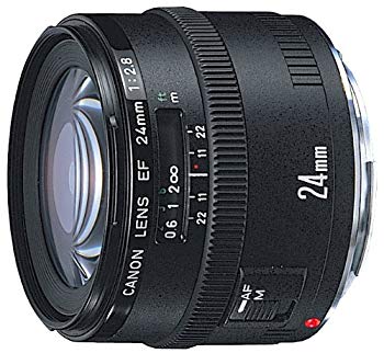 [Used] CANON Single Focus Wide Angle Lens EF24mm F2.8 Full size compatible