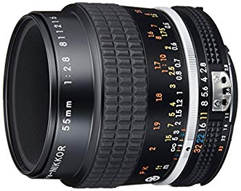 【中古】Nikon 単焦点マイクロレンズ AI マイクロ 55 f/2.8S フルサイズ対応