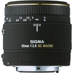 [Used] (Unused / Unopened) SIGMA single focus macro lens macro 50mm F2.8 EX DG Nikon Full size compatible