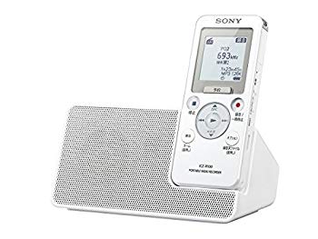 [Used] Sony SONY Portable Radio IC recorder 8GB FM/AM Radio Reservation Recording function Linear PCM Recording compatible Speaker Kinggrade Includes ICZ-R100