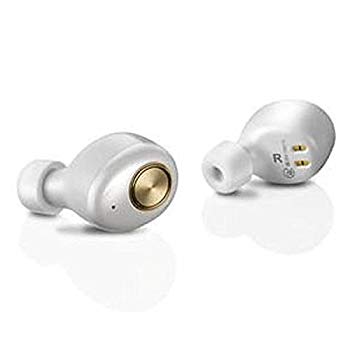 [Used] M-SOUNDS Ultra Lightweight Completely Wireless Double ear Canal type Bluetooth earphone White MS-TW1WH