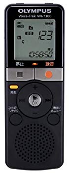 【中古】(未使用･未開封品)　OLYMPUS ICレコーダー Voice-Trek VN-7300 ブラック 2GB かんたんメモ録 VN-7300