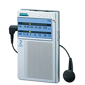 [Used] (Unused/Unopened) Sony SONY Pokettable Radio Business Card Size FM/AM/Wide FM Compatible Dial Selection Bureau ICF-T46