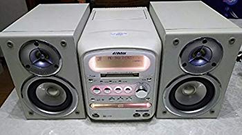 【中古】(未使用･未開封品)　Victor ビクター　JVC　UX-QX1-W パールホワイト　マイクロコンポーネントMDシステム　（CD/MD/カセットコンポ）（本体CA-UXQX1-WとスピーカーSP