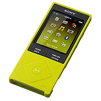 [Used] Sony Walkman A series dedicated silicone case (lime yellow) SONY CKM-NWA10 YM