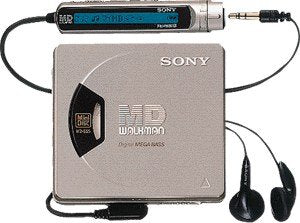 [Used] (Unused/Unopened) SONY Sony MZ-E55 (S) Silver Portable MD player MDLP non-support (MD playback dedicated machine/MD Walkman)
