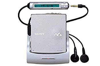 [Used] (Unused/Unopened) SONY Sony MZ-E909 (S) Silver-based portable MD player MDLP compatible (MD playback dedicated machine/MD Walkman)