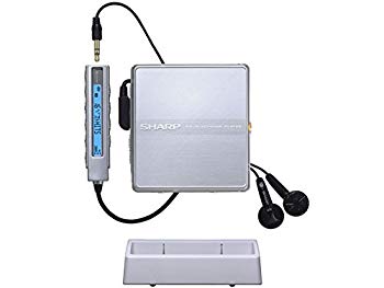 [Used] (Unused/Unopened) SHARP Sharp MD-ST600-S Silver-based portable MD player MDLP compatible (MD playback dedicated machine/MD Walkman)