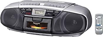 【中古】(未使用･未開封品)　パナソニック CDラジオカセット シルバー RX-DT36-S