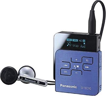 【中古】(未使用･未開封品)　パナソニック SDオーディオプレーヤー ブルー SV-SD310-A