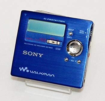 [Used] (Unused/Unopened) SONY Sony MZ-R909 Blue Portable MD recorder (MDLP compatible/recording/playback machine/recording re-recording/Recording Walkman)