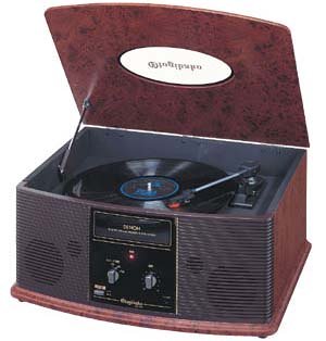 [Used] (Unused / Unopened) DENON Visible Box Tabletop Type Player Wood Grain GP-S30
