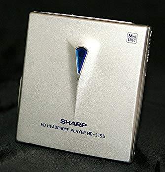 [Used] Sharp Sharp MD-ST55-S Arctic Silver Portable MD player (MD playback dedicated machine/MD Walkman)